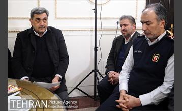 نشست صمیمانه شهردار تهران با خانواده های شهدای آتش نشان و آسیب دیدگان حادثه ساختمان پلاسکو 9