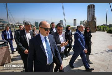 بازدید وزیر فرهنگ جمهوری آذربایجان از اراضی عباس آباد 3