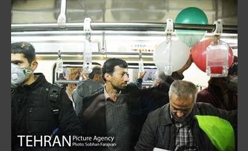 خدمت رسانی مترو در راهپیمایی 22 بهمن 7