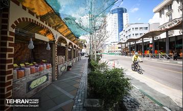 طرح ساماندهی موقت دستفروشان و بساط‌گستران 22