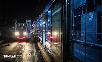 تست تراموای چرخ لاستیکی در تهران 26