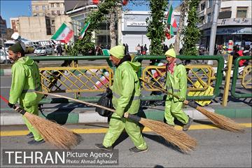 خدمات شهرداری تهران در راهپیمایی ۲۲ بهمن -2 4