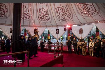 خیمه عاشورایی در میدان هفتم تیر 8