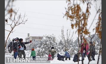 تفریحات برفی در پارک پردیسان تهران 22