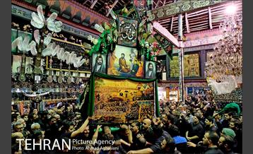 آیین نخل گردانی در تکیه های شمیران 27