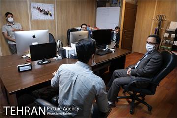 بازدید مدیرعامل مترو از آژانس عکس تهران و استودیو شهر 4