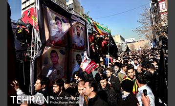 تشییع شهدای آتش نشان با حضور مردم  35