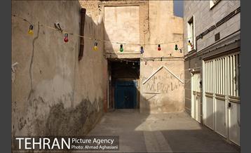 آذین بندی محله عودلاجان برای جشن نیمه شعبان 7