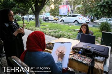 افتتاح گذر فرهنگی پنجشنبه های بلوار کشاورز 3