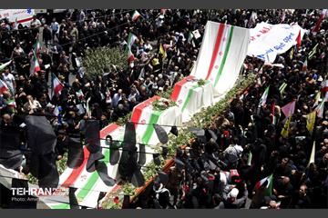 تشییع شهدای اقتدار ملی در تهران - 6 42