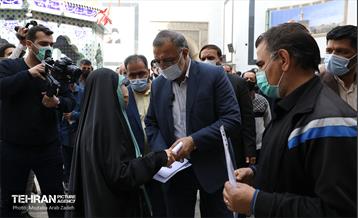 حضور شهردار تهران در مسجد علی ابن الحسین(ع) منطقه 14