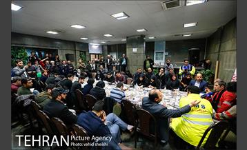 نشست خبری آتش سوزی ساختمان اداری میدان ولیعصر(عج) 7