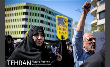 راهپیمایی مردم تهران بعد از نماز جمعه 26