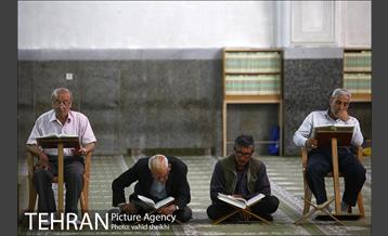 تلاوت قرآن و افطاری ساده مساجد در ماه مبارک رمضان 10