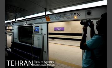 شبگردی اصحاب رسانه در خط 7 مترو تهران 33