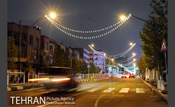 آذین بندی خیابان ولیعصر(عج) به مناسبت عید نیمه شعبان 4