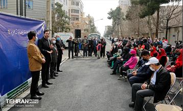 آئین افتتاح و بهره برداری از پروژه‌های شهری در منطقه 5