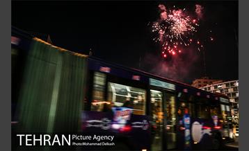 نورافشانی میدان ولیعصر(عج) در شب عید فطر 11