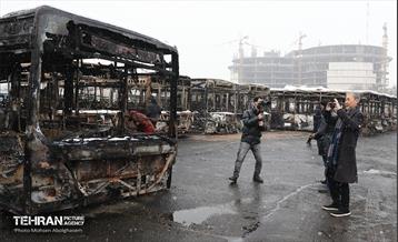 بازدید سفرا از تخریب اموال عمومی شهر 58