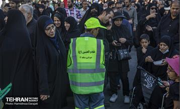 خدمت رسانی شهرداری تهران در راهپیمایی جا مانده های حسینی  14