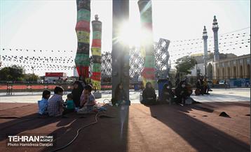 آیین آماده سازی دست سازه های نمدی برای کودکان اربعینی  27