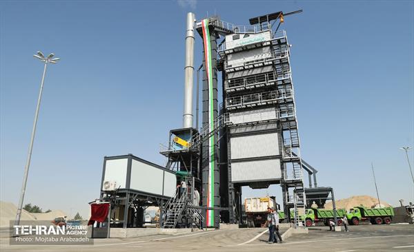 آیین افتتاح کارخانه آسفالت غرب 36