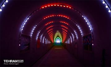 افتتاح بزرگترین تونل نقش و نور کشور در بوستان نهج‌البلاغه 16