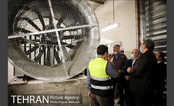 بازدید شهردار تهران از خط 6 مترو تهران 15