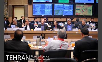 جلسه شورای هماهنگی ستاد مدیریت بحران با حضور دکتر نجفی شهردار تهران 31