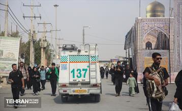 خدمات شهرداری منطقه 5 در گذرگاه مرزی مهران 5