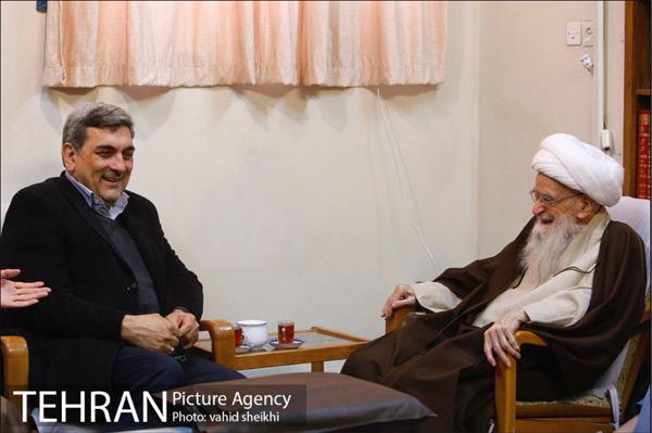 دیدار شهردار تهران با آیت الله العظمی صافی گلپایگانی 3