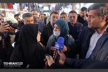 بازدید سخنگوی دولت از بازار میوه و تره‌بار و شهروند جلال آل احمد 42