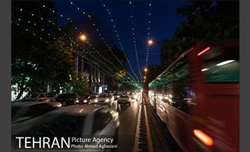 آذین بندی خیابان ولیعصر(عج) به مناسبت نیمه شعبان 5