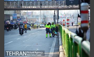 خدمات رسانی شهرداری تهران در آیین تشییع پیکر سردار شهید قاسم سلیمانی-3 6