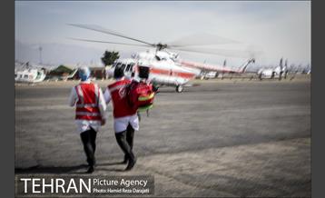 نخستین مانور امداد هوایی تهران در زمان بحران 14