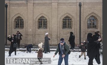 روز برفی در باغ موزه قصر‎ 26