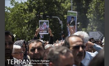 تشییع شهدای حادثه تروریستی تهران 26