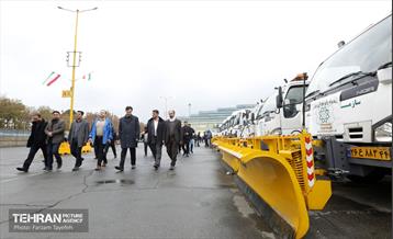 مانور برف روبی شهرداری منطقه 5