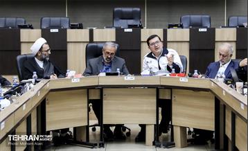 نشست جمعی از نمایندگان مجلس با رئیس سازمان پیشگیری و مدیریت بحران تهران 43