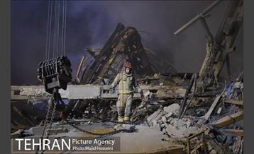 امداد رسانی شبانه در حادثه پلاسکو 11