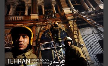 آتش سوزی ساختمان میدان حسن آباد 29