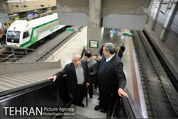 بازدید شهردار تهران از مترو خط 5 19