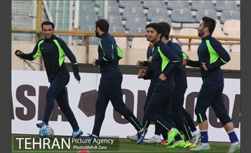 تمرین تیم فوتبال استقلال