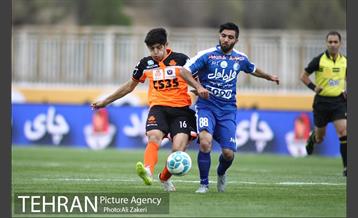 دیدار سایپا و استقلال در لیگ برتر فوتبال 25