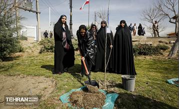 آیین درختکاری در منطقه‌5 8