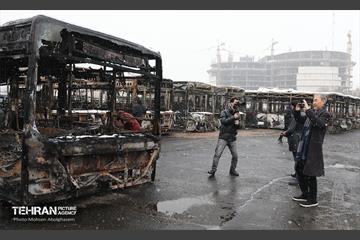 بازدید سفرا از تخریب اموال عمومی شهر 58
