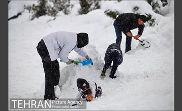 تفریحات برفی مردم پایتخت 9