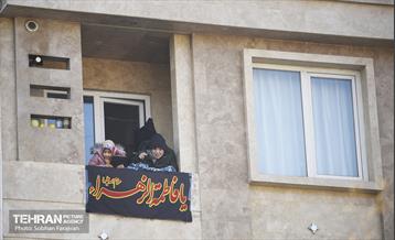 تشییع پیکر شهید گمنام در منطقه ۲۱