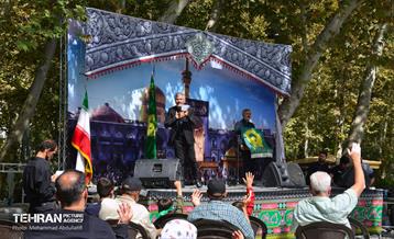 مراسم شهادت امام رضا(ع) و سالگرد تدفین شهدای گمنام منطقه۸