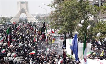 تشییع شهدای اقتدار ملی در تهران - 6 13